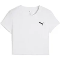 PUMA T-Shirt WARDROBE ESS Kurzes figurbetontes T-Shirt Damen
