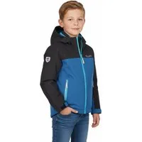 TROLLKIDS Regenjacke Kids Telemark Jacket mit angeschnittener, verstellbarer Kapuze, wasserdicht, winddicht