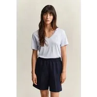 Gant T-Shirt REGULAR WASHED SHIELD V-NECK Regular fit mit V-Ausschnitt