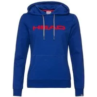 Head Kapuzenpullover Hoodie Club Rosie royalblau/rot Damen