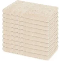 Lavea Gästehandtücher 30x50 cm, 10er Set Gästehandtuch, Elena-Frottee Handtuch, Gästetuch, (Set, 10-St), 500 g/m² Frottier, weich & saugstark, pflegeleicht