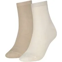 Tommy Hilfiger Kurzsocken TH WOMEN CASUAL SHORT SOCK 2P (2 Paar) Mit flacher Zehennaht