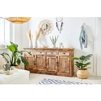 OTTO home Sideboard Maneesh, Kommode aus massivem Mangoholz, viele Stauraummöglichkeiten, B/ 179cm