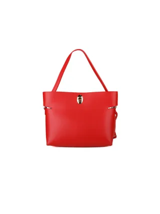 Giulia Monti Shopper Tasche Klassisches Rot