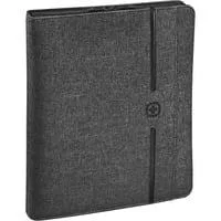 Affiliate , Ringbuch grau, Schreibmappe mit Ringhefter und TabletFach