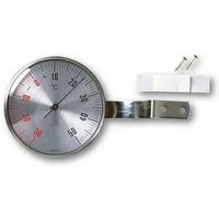 TFA Dostmann Fensterthermometer Analoges Fensterthermometer aus Edelstahl Wetterfest, Hergestellt in Deutschland