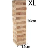Alert Stapelspielzeug Holz Stapelturm XL Wackelturm 50cm hoch