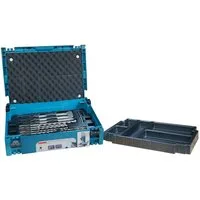 Makita Bohrer- und Meißelsatz E-17790, (Set, inkl. Makpac Größe 1), SDS-plus