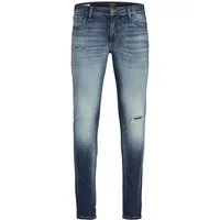 Jack & Jones Skinny-fit-Jeans Herren Jeans Hose Skinny Blau JJILIAM JJORIGINAL GE 683 50SPS