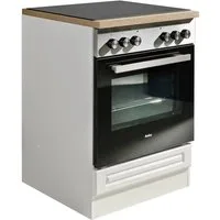 wiho Küchen Herdumbauschrank Linz 60 cm breit, in Landhaus-Optik