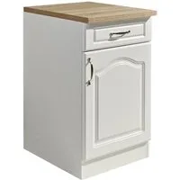 wiho Küchen Unterschrank Linz 50 cm breit, in Landhaus-Optik