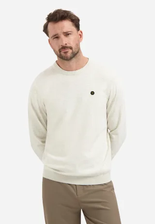 No Excess - Pullover Crewneck 2 Coloured Melange kit melange - Gr. - L
