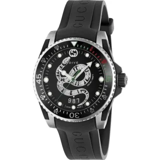 Gucci YA136323 Tauchen Schlange Zifferblatt 40mm Unisex-Uhr