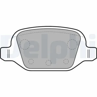 Delphi Bremsbel?ge hinten Abarth Citroen Fiat Lancia Peugeot