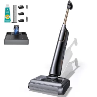 [EU Direct] Vactidy X7S Cordless Wet Dry Vacuum, 180 Flat Reach, 40 Min Runtime, 3-in-1 with Self-Cleaning, 450ML Dirty