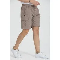 Kendindza Collection Cargoshorts Bermuda Herren Kurze Cargo Hose Schlupfhose Stretch Gummibund kurze hose Herren Cargoshorts Herren Sommer Stretch Gummibund