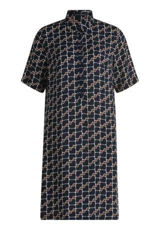 Betty Barclay - Kleid mit 1/2-Arm blau - Gr. - 36