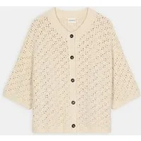 CLOSED Strickpullover Cardigan aus Premium-Baumwolle