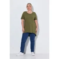 MIAMODA T-Shirt T-Shirt A-Linie Saum hinten länger