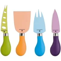 ZASSENHAUS Käsemesser Zassenhaus - Käsemesser Set 4-tlg. "Easy Cut" bunt Käsemesserset