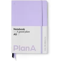 Notizbuch Notizbuch A5 Softcover Punktiert Mauve Purple