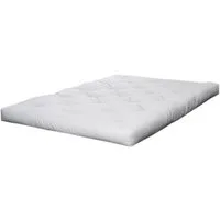 Futonmatratze Comfort Futon, 15 cm hoch, mehrere Größen, handgefertigt, Karup Design, 15 cm hoch, Aus Baumwolle und einem Kern aus PU-Schaum. Made in Europe