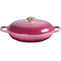 LE CREUSET Kochtopf Gourmet-Profitopf Signature rund berry 30cm, Steinzeug