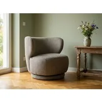 OTTO home Drehsessel ANNELIN, Loungesessel, Clubsessel, 360° drehbar, Struktur-Bezug