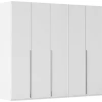 rauch Drehtürenschrank Kleiderschrank Schrank Garderobe Wäscheschrank BESTSELLER MONTCLAR (3 Ausstattungen BASIC/CLASSIC/PREMIUM (SOFT-CLOSE), Breiten 201-400 cm) Front in Glas/Hochglanz/Dekor/Grauspiegel in 5 Breiten MADE IN GERMANY