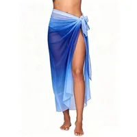 nsihing Strandrock Damen Sarong – Sommerlicher Bikini-Cover-Up, langer Strand-Wickelrock leichter Pareo für Urlaub und Schwimmbad,sommerliche Strandmode