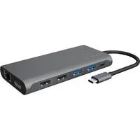 IB-DK4050-CPD, Dockingstation anthrazit, USB-C, HDMI, DisplayPort