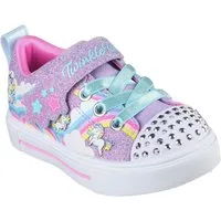 Skechers TWINKLE SPARKS - JUMPIN CLOUDS Lauflernschuh Blink,-Klettschuh mit Nieten, Größenschablone zum Download