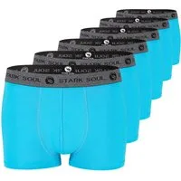 Stark Soul® Boxershorts Herren Boxershorts, Hipster im 6er Pack, Baumwoll-Unterhosen 6er-Pack
