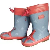 MAXIMO Gummistiefel Seestern Stulpe, Jerseyfutter, Fotoprint, Reflekt 3M Gummistiefel (2-tlg)