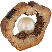 GLOBO LIGHTING LED Solarleuchte SOLAR, LED fest integriert, Warmweiß, Solarlampe für Garten, Lichteffekt, Baumstamm-Optik, Terrasse