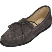 espadrij l´originale MOCASSIN VELOUR Schnürschuh Carbone