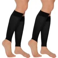Fußgut Socken Unisex Stütz-Stulpen, 2 Paar Uni
