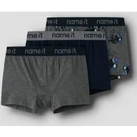 Name It Trunk NKMBOXER 3P DARK GREY MEL SKULL NOOS (3-St)