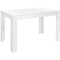 freiraum Esstisch NEPAL, in Weiß 140 x 75 x 80 cm (BxHxT)