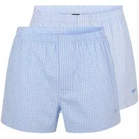 BOSS Boxershorts Herren Web-Boxershorts 2er Pack Baumwolle (Packung, 2er Pack)