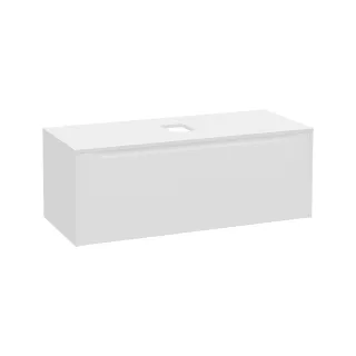 VitrA New Integra Square Waschtischunterschrank (Aufsatzwaschtisch) mit 1 Weiß Matt,80292 80292