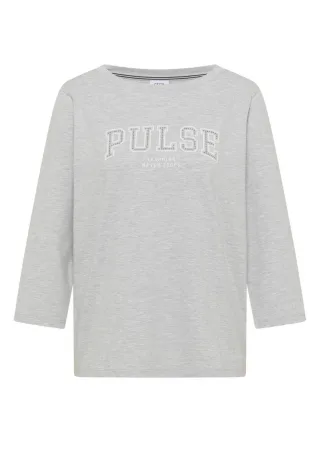 CECIL - Shirt mit 3/4-Arm grau - Gr. - S