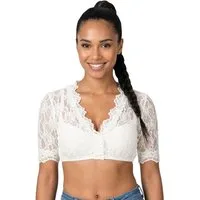 Goldschmidt Trachten Dirndlbluse Dirndlbluse Grace Spitze ecru