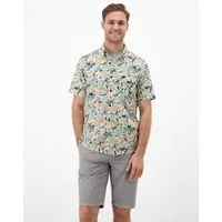LERROS Kurzarmhemd Kurzarmhemd mit sportivem Button-down-Kragen