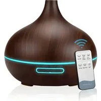 Athlix Diffuser Luftbefeuchter Diffusor für ätherische Öle Ultraschall Aromatherapie, 0,5 l Wassertank, 4 Timer-Modi, 500ml, 10 Std. Laufzeit