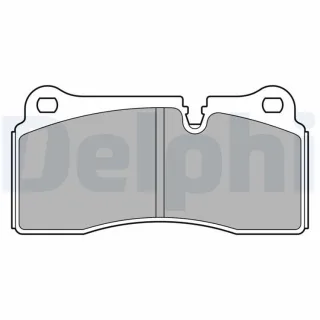 Delphi Bremsbel?ge hinten BMW 2er 4er