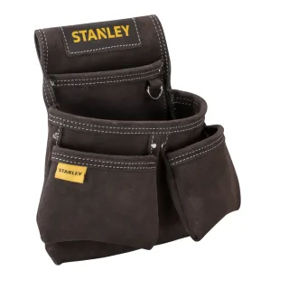 STANLEY Werkzeug- u. Nageltasche doppelt Leder - STST1-80116