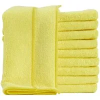 Hometex Premium Textiles Geschirrtuch Mikrofaser Putztuch, Staubtuch Reinigungstuch 40 x 40 cm, (10-tlg), Ideal für Autopflege, Küche und Barista