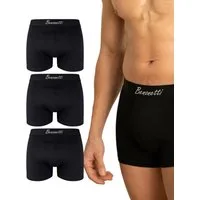 Benonetti Boxershorts 3er & 6er Pack aus Baumwolle mit hoher Tragekomfort (3 Paar, 3-St., 3er-Pack, Packung) Mit Komfortbund und Logo, ohne kratzenden Zettel