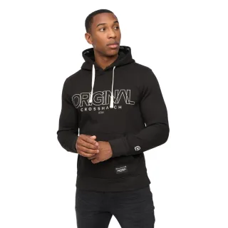 Crosshatch - "Carrimoore" Kapuzenpullover für Herren (Schwarz)